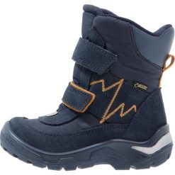 Ecco SNOWRIDE Śniegowce marine. Niebieskie buty chłopięce zimowe ecco, z materiału. W wyprzedaży za 377,10 zł.