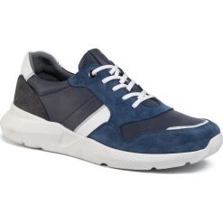 Sneakersy QUAZI - QZ-01-04-000454 601. Niebieskie sneakersy męskie QUAZI, bez zapięcia. Za 349,00 zł.