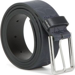 Pasek Męski CALVIN KLEIN - 3,5 Cm Industrial Monogram Belt K50K504884 BAI. Czarne paski męskie Calvin Klein, w paski, z materiału. Za 269,00 zł.