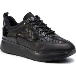 Sneakersy GEOX - D Gendry B D925TB 07785 C9999 Black. Czarne półbuty damskie Geox, z zamszu. Za 499,00 zł.