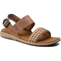 Sandały COLUMBIA - Solana BL1007 Elk/Beach 286. Pomarańczowe klapki damskie marki Columbia, bez wzorów, ze skóry, bez obcasa. Za 299,99 zł.