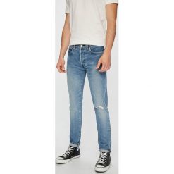 Levi's - Jeansy 501. Niebieskie jeansy męskie Levi's®, s, bez wzorów. W wyprzedaży za 299,90 zł.
