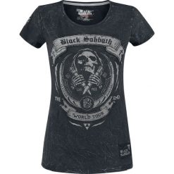 Black Sabbath EMP Signature Collection Koszulka damska ciemnoszary. Szare bluzki damskie marki Black Sabbath, xl, z aplikacjami, vintage, z dekoltem na plecach. Za 99,90 zł.