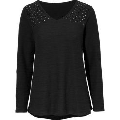 Cellbes Bluza czarny female czarny 34/36. Czarne bluzy damskie Cellbes, bez wzorów, z dżerseju, z długim rękawem, długie, bez kaptura. W wyprzedaży za 29,00 zł.