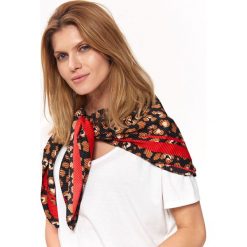 CHUSTA DAMSKA. Czarne chusty damskie Top Secret, bez wzorów, eleganckie. Za 49,99 zł.