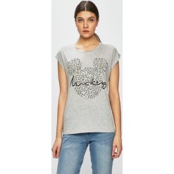Haily's - Top. Szare bluzki damskie Haily's, s, z nadrukiem, z poliesteru, z okrągłym kołnierzem. W wyprzedaży za 49,90 zł.