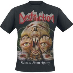T-shirty męskie z nadrukiem: Destruction Release From Agony T-Shirt czarny