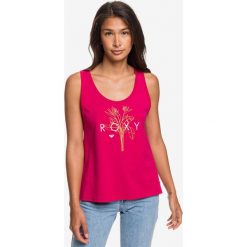 Roxy Closinglogo Podkoszulek Różowy. Różowe podkoszulki damskie Roxy, xl, z nadrukiem, z bawełny, bez rękawów. Za 88,95 zł.
