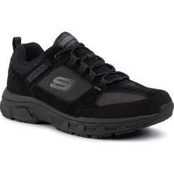 Trekkingi SKECHERS - Oak Canyon 51893/BBK Black. Czarne półbuty męskie Skechers, na co dzień, bez wzorów, z zamszu, bez zapięcia. Za 239,00 zł.
