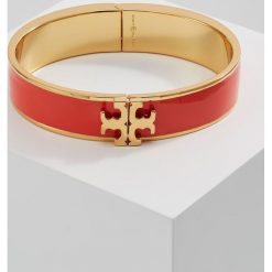 Bransoletki damskie: Tory Burch RAISED LOGO THIN ENAMEL HINGED BRACELET Bransoletka orange