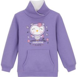 Bluza dziewczęca z polaru bonprix jasny lila. Fioletowe bluzy dziewczęce bonprix, bez wzorów, z bawełny, bez rękawów, bez kaptura. Za 64,99 zł.