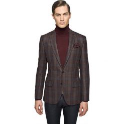 Marynarka oldwin brąz slim fit. Marynarki męskie Recman, m, bez wzorów. Za 499,99 zł.