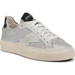 Sneakersy STOKTON - Blaze-D-FW20 Variante Doha. Szare półbuty damskie Stokton, ze skóry. Za 999,00 zł.