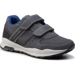 Sneakersy GEOX - J Cordian B.A J925DA 0CEFU C9AK4 S Anthracite/Royal. Szare trampki chłopięce Geox, bez wzorów, ze skóry ekologicznej, na rzepy. W wyprzedaży za 179,00 zł.
