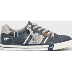 Mustang - Buty. Niebieskie buty sportowe męskie Mustang, z gumy, na sznurówki. W wyprzedaży za 159,90 zł.