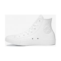 Converse Chuck Taylor All Star Hi Tenisówki Biały. Białe trampki męskie Converse, bez wzorów, ze skóry, retro, bez zapięcia. Za 412,95 zł.