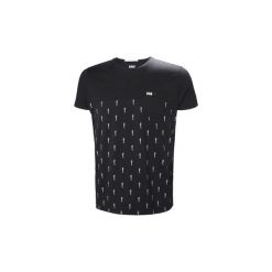 T-shirty z krótkim rękawem Helly Hansen Fjord T-shirt 53025-603. Czarne t-shirty męskie Helly Hansen, s, bez wzorów, bez kołnierzyka, krótkie. Za 119,99 zł.