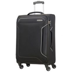 American Tourister Walizka Holiday Heat 67 Cm Czarna. Czarne walizki American Tourister, bez wzorów, wakacyjne. Za 414,00 zł.