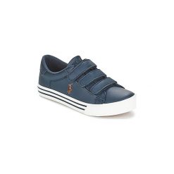 Buty Dziecko Polo Ralph Lauren EASTEN EZ. Niebieskie trampki dziewczęce Polo Ralph Lauren, bez wzorów, bez zapięcia. Za 329,00 zł.