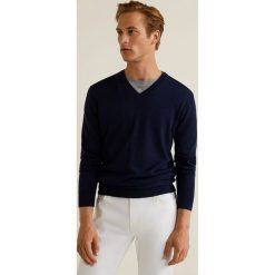 Mango Man - Sweter Willyv. Szare swetry klasyczne męskie Mango Man, l, z dzianiny. Za 199,90 zł.