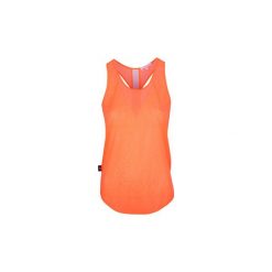 Topy na ramiączkach / T-shirty bez rękawów Patrizia Pepe SM0032/A3ER-R203. Pomarańczowe bluzki damskie Patrizia Pepe, bez wzorów, bez kołnierzyka. Za 299,00 zł.