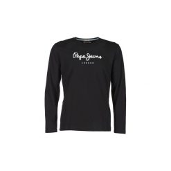 T-shirty z długim rękawem Pepe jeans EGGO LONG. Czarne t-shirty męskie Pepe Jeans, s, bez wzorów, z jeansu, bez kołnierzyka, długie. W wyprzedaży za 103,20 zł.