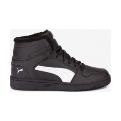 Puma Rebound Lay-Up Fur SL Tenisówki Czarny. Czarne trampki męskie Puma, bez wzorów, z materiału, bez zapięcia. Za 343,95 zł.