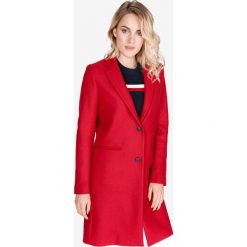 Tommy Hilfiger Belle Płaszcz Czerwony. Czerwone kurtki damskie TOMMY HILFIGER, xs, bez wzorów, z poliesteru. Za 1267,95 zł.