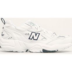 New Balance - Buty MX608WT. Białe sneakersy męskie New Balance, z gumy, na sznurówki. Za 349,90 zł.
