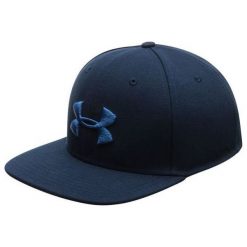 Under Armour Czapka męska Men's Huddle Snapback granatowa (1293407-408). Czarne czapki z daszkiem męskie marki Under Armour. Za 75,80 zł.