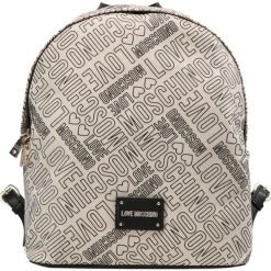 Plecaki damskie: Love Moschino PRINTED BACKBACK Plecak beige