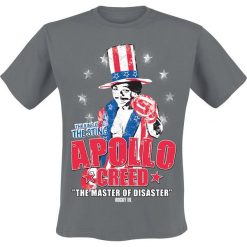 T-shirty męskie: Rocky Apollo Creed T-Shirt ciemnoszary