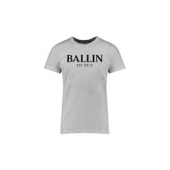 T-shirty z krótkim rękawem Ballin Est. 2013 Basic Shirt. Szare t-shirty męskie Ballin Est. 2013, m, bez wzorów, bez kołnierzyka, krótkie. Za 100,74 zł.