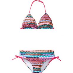 Bikini dziewczęce (2 części) bonprix morski z nadrukiem. Niebieskie stroje kąpielowe dziewczęce bonprix, z nadrukiem. Za 44,99 zł.