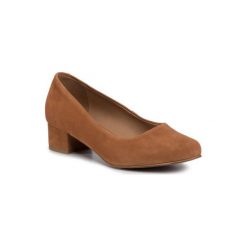 Lasocki 3064-05 Camel. Brązowe czółenka damskie Lasocki, bez wzorów, ze skóry, bez obcasa, na szpilce. Za 199,99 zł.