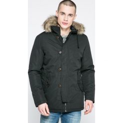 Produkt by Jack & Jones - Kurtka. Czarne płaszcze męskie PRODUKT by Jack & Jones, xl, bez wzorów, z poliesteru, długie, z kapturem. W wyprzedaży za 119,90 zł.