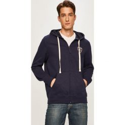 Izod - Bluza. Niebieskie bluzy męskie IZOD, s, bez wzorów, z bawełny, z kapturem, bez rękawów, z kapturem. W wyprzedaży za 179,90 zł.