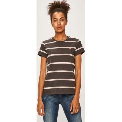 Levi's - T-shirt. Czerwone bluzki damskie Levi's®, s, bez wzorów, z bawełny, z okrągłym kołnierzem. Za 99,90 zł.