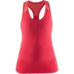 Craft Koszulka Habit Pink Xs. Różowe topy sportowe damskie marki Craft, xs, bez wzorów, z materiału, bez kołnierzyka, bez rękawów, bez kaptura, na fitness i siłownię. W wyprzedaży za 75,00 zł.
