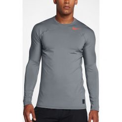 Nike Koszulka męska M NP HPRWM TOP LS FTTD szara r. XL (838026 065). Szare t-shirty męskie Nike, m. Za 209,45 zł.