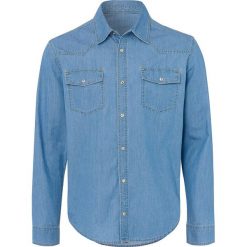 Koszula - Slim fit - w kolorze błękitnym. Niebieskie koszule męskie Cross Jeans, xl, bez wzorów, z klasycznym kołnierzykiem, bez rękawów. W wyprzedaży za 79,95 zł.