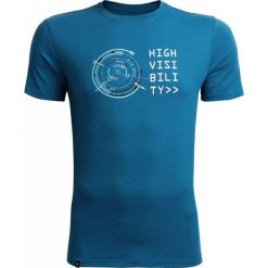 T-shirt męski TSM604 - niebieski melanż - Outhorn. Niebieskie koszulki męskie Outhorn, m, bez wzorów, z bawełny, bez kołnierzyka, bez rękawów. W wyprzedaży za 29,99 zł.