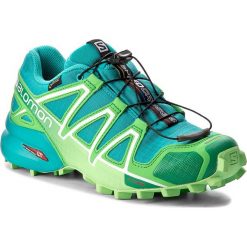Buty SALOMON - Speedcross 4 Gtx W GORE-TEX 383083 20 G0 Teal Blue F/Peppermint. Zielone buty damskie do biegania marki Salomon, ze skóry ekologicznej, salomon speedcross. W wyprzedaży za 399,00 zł.