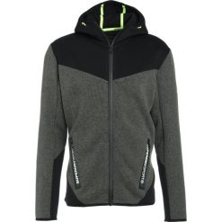 Superdry GYM TECH BLOCKED ZIPHOOD Bluza rozpinana desert olive marl/black. Zielone bluzy męskie Superdry, m, z bawełny, sportowe. W wyprzedaży za 386,10 zł.