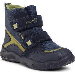 Śniegowce SUPERFIT - GORE-TEX 1-009235-8020 S Blau/Grun. Niebieskie śniegowce dziewczęce Superfit, bez zapięcia. Za 319,00 zł.