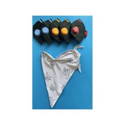 Maska chusta antysmogowa z węglem 5 filtrów GAME. Szare chusty męskie HisOutfit, bez wzorów. Za 99,00 zł.