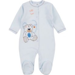 TXM Pajacyk niemowlęcy 80 BŁĘKITNY. Niebieskie body niemowlęce TXM, bez wzorów, bez rękawów. Za 29,99 zł.