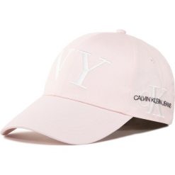 Czapka CALVIN KLEIN JEANS - Ckj Cap K60K606888 PNK. Różowe czapki damskie Calvin Klein Jeans, bez wzorów, z bawełny. Za 179,00 zł.