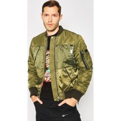 Kurtka bomber Diesel Marten 00SEFQ 0EAZD. Zielone kurtki męskie Diesel, xl, bez wzorów, z nylonu, bez kaptura. Za 1639,00 zł.