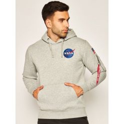 Bluza Alpha Industries Space Shuttle 178317. Szare bluzy męskie Alpha Industries, m, bez wzorów, bez kołnierzyka, bez rękawów, bez kaptura. Za 339,00 zł.